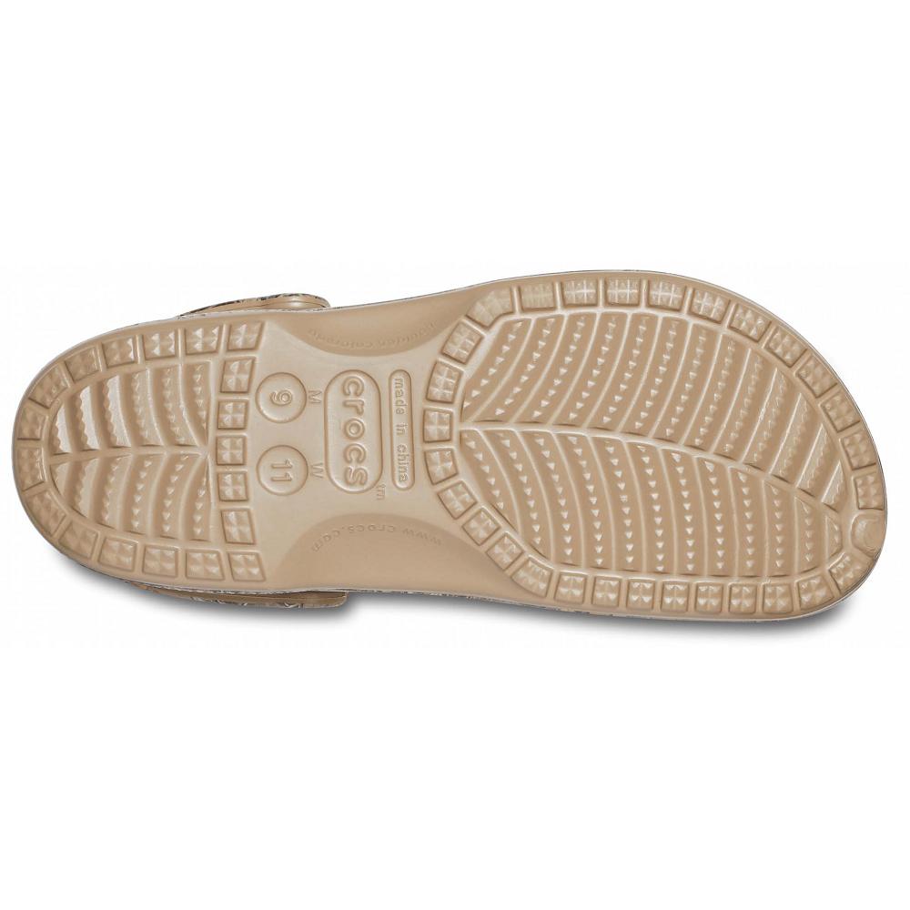 Taupe Men's Crocs Baya Realtree Xtra® Clogs | NZ 0794FDNM
